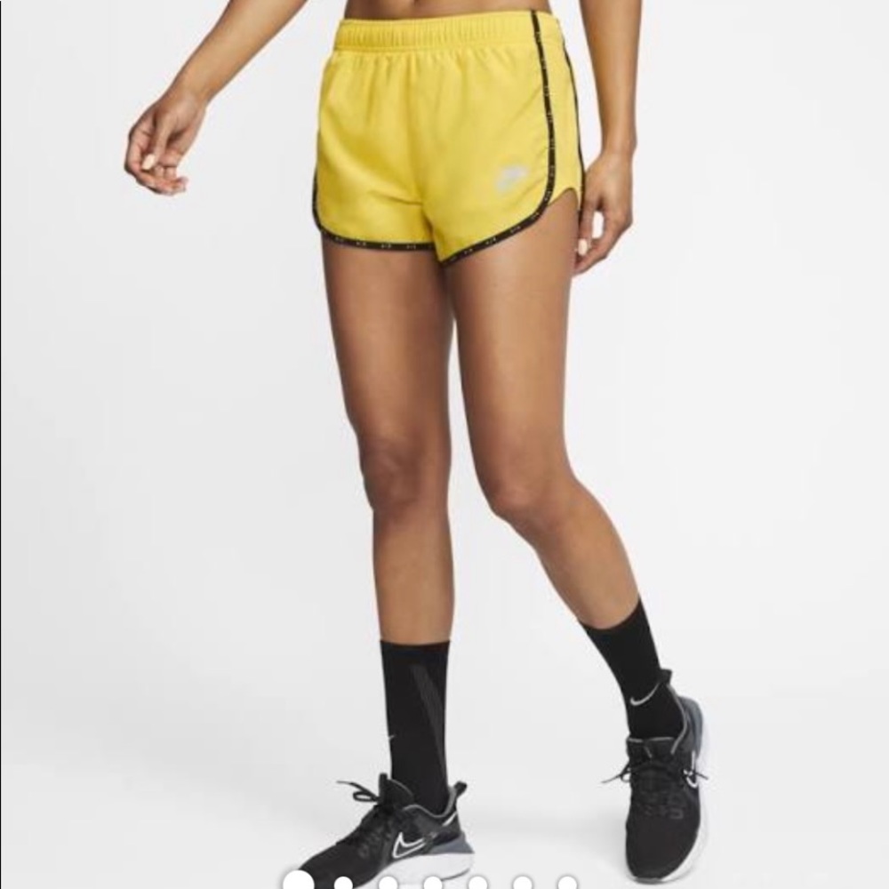 Neon Yellow Nike Air Running Shorts